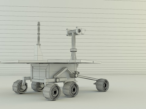 Planetary exploration vehicle 3Dモデル