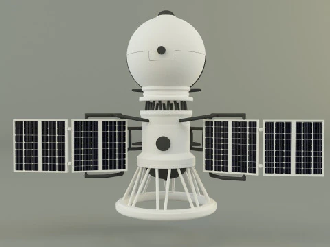 Vega zonnesysteemsonde 3D Model