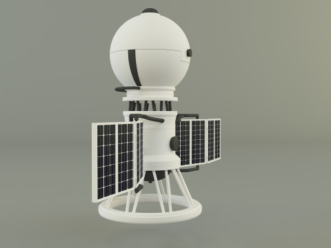 Vega solar system probe 3D 모델