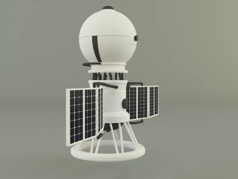 Vega solar system probe 3D Model
