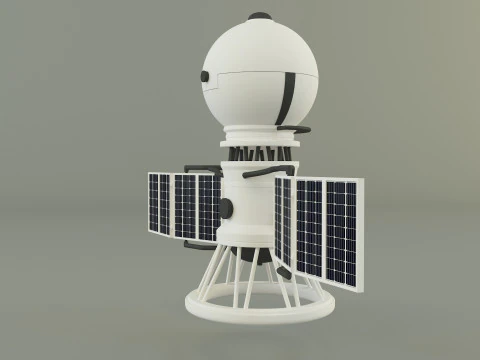 Vega solar system probe 3D Model