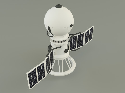 Vega solar system probe 3D 모델