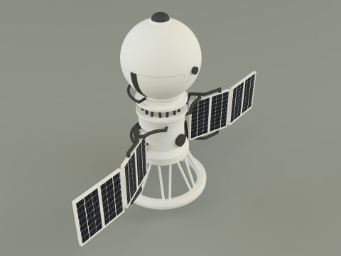 Vega solar system probe 3D 모델