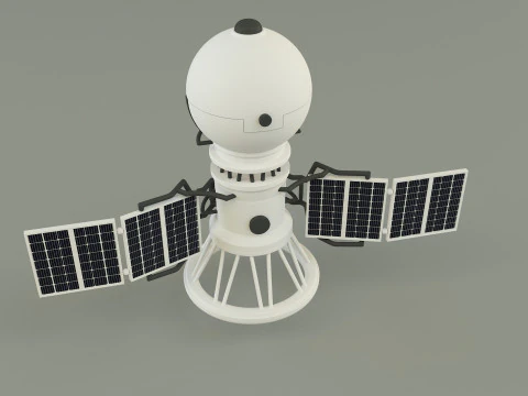 Vega solar system probe 3D Model