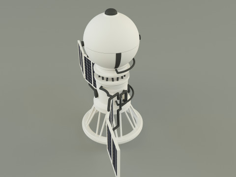 Vega solar system probe 3D 모델