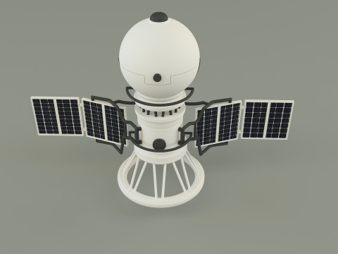 Vega solar system probe 3D 모델