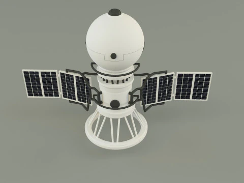 Vega solar system probe 3D Model