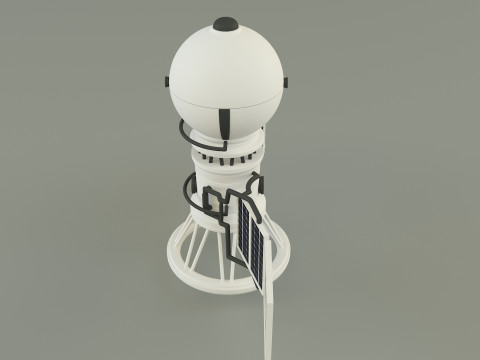 Vega solar system probe 3D 모델