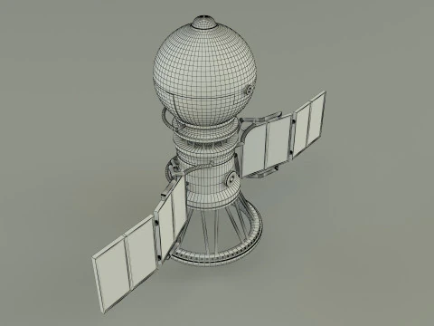 Vega solar system probe 3D Model