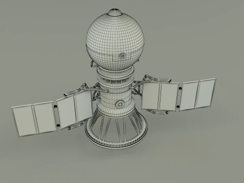 Vega solar system probe 3D Model