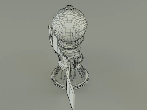 Vega solar system probe 3D Model