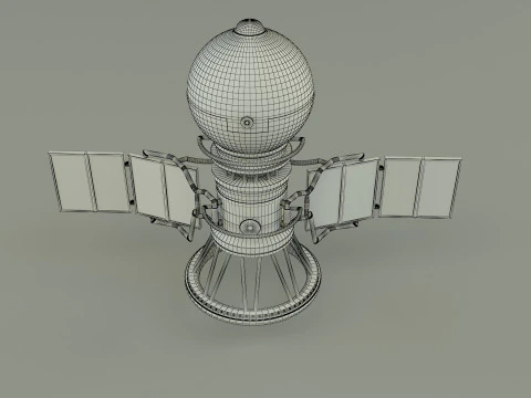 Vega solar system probe 3D Model