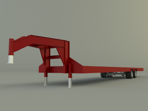 Gn trailer model 3D 모델