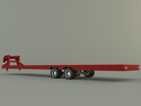 Gn trailer model Model 3D