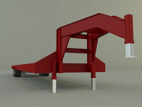 Gn trailer model 3D Model