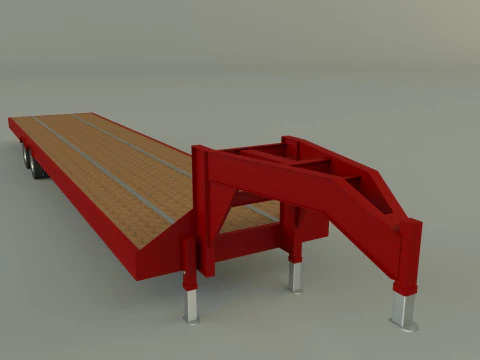 Gn trailer model 3D Model