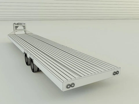 Gn trailer model 3D Model
