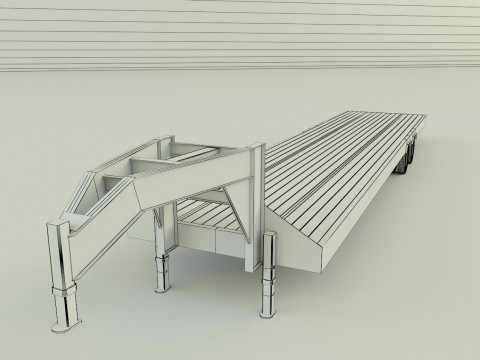 Gn trailer model Model 3D