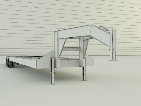 Gn trailer model Model 3D