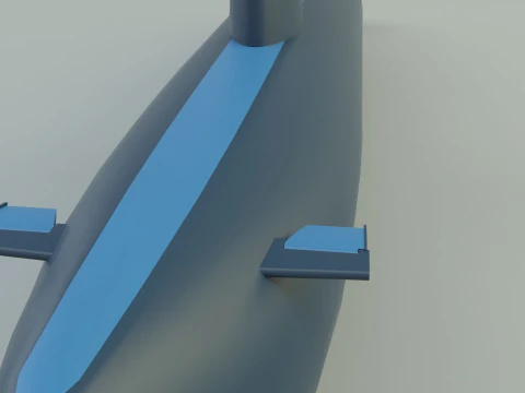 Agosta 90b submarine 3D Model