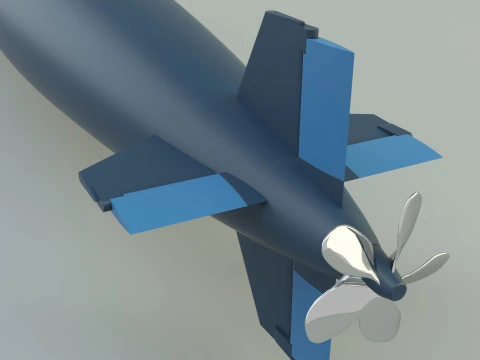 Agosta 90b submarine 3D Model