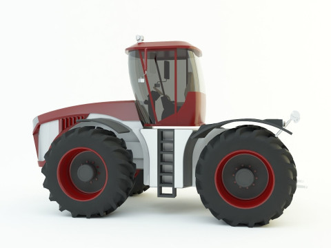 Agricultural vehicle tractor 3D Model