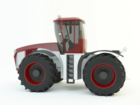Agricultural vehicle tractor 3D Model