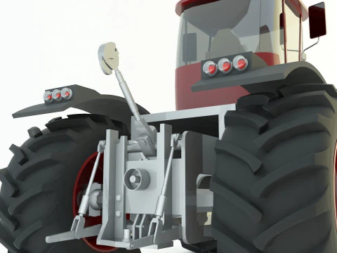 Agricultural vehicle tractor 3D Model