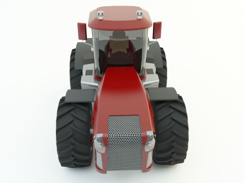 Agricultural vehicle tractor 3D Model