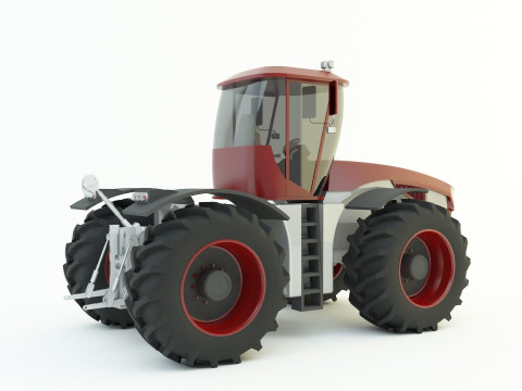 Agricultural vehicle tractor 3D Model