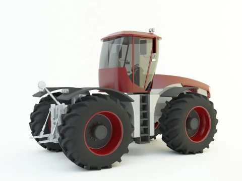 Agricultural vehicle tractor 3D Model