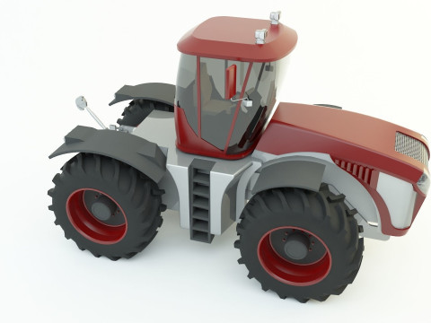 Agricultural vehicle tractor 3D Model