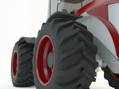 Agricultural vehicle tractor 3D Model