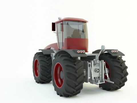 Agricultural vehicle tractor 3D Model