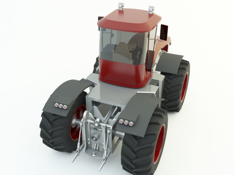 Agricultural vehicle tractor 3D Model