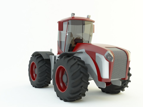 Agricultural vehicle tractor 3D Model