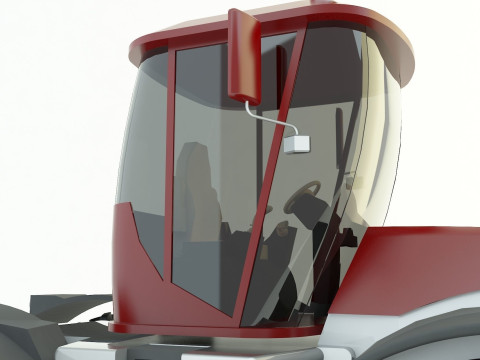 Agricultural vehicle tractor 3D Model