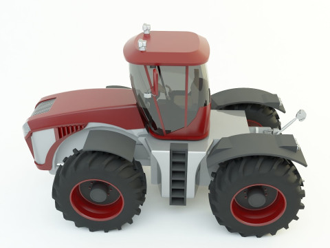 Agricultural vehicle tractor 3D Model