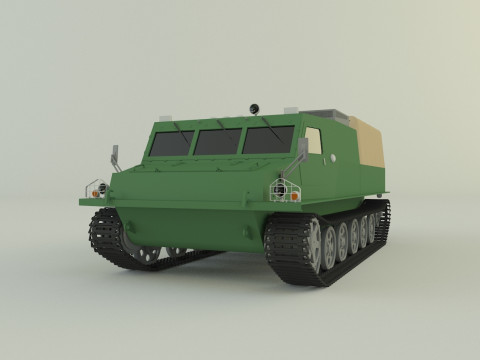 Terrain vehicle 3Dモデル
