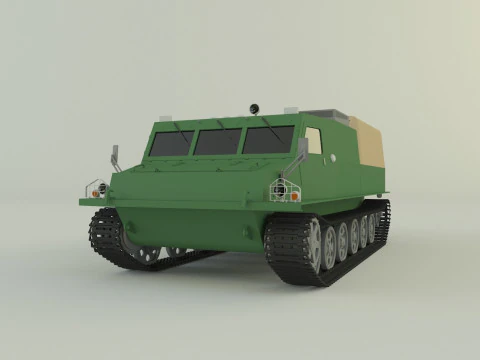 Terrain vehicle 3D Model