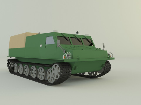Terrain vehicle Modelo 3D