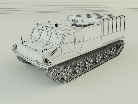 Terrain vehicle 3D Model