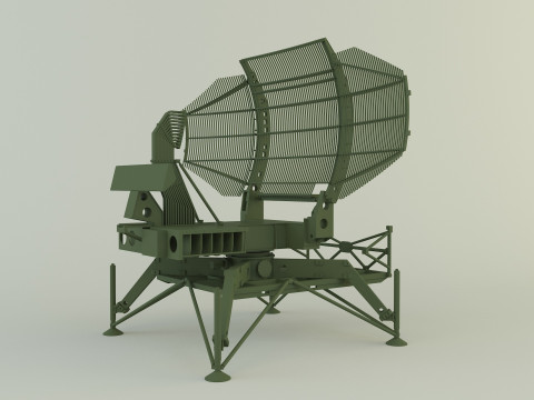 AN-TPS-43 radar system 3D 모델