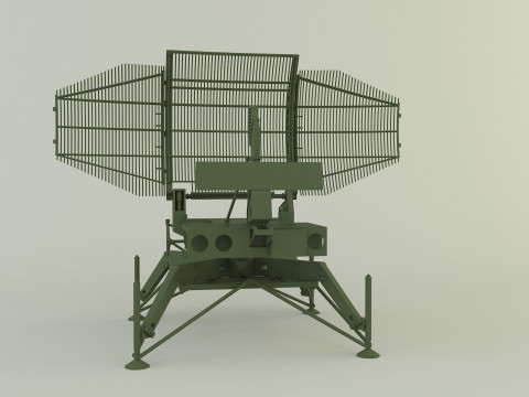 AN-TPS-43 radar system Modelo 3D
