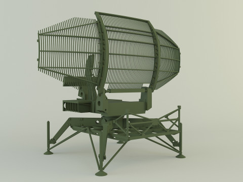 AN-TPS-43 radar system Modelo 3D