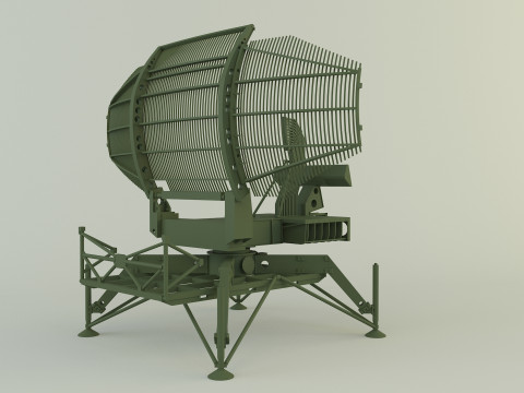 AN-TPS-43 radar system Modelo 3D