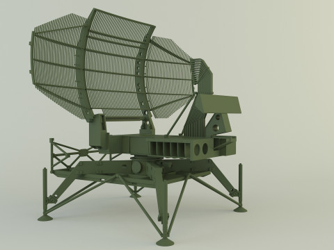 AN-TPS-43 radar system Modelo 3D