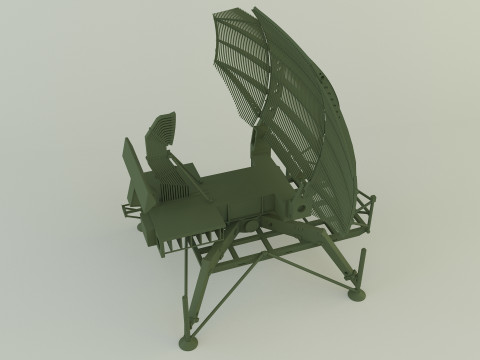AN-TPS-43 radar system Modelo 3D