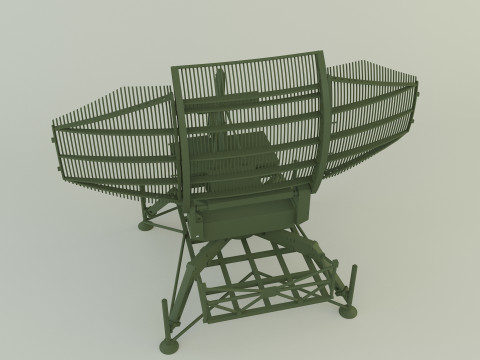 AN-TPS-43 radar system Modelo 3D