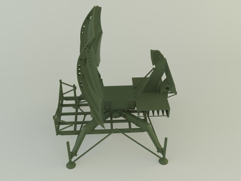 AN-TPS-43 radar system Modelo 3D
